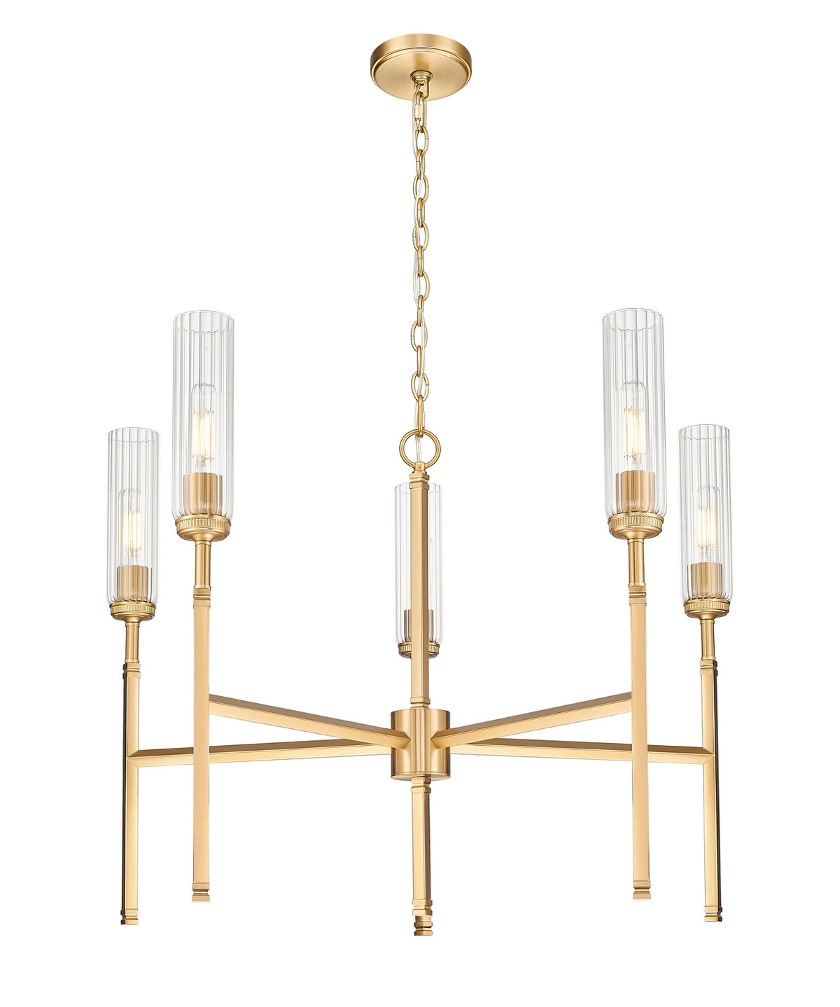 Lustre Esme Or moderne, nombre ampoules 5 – vue 8