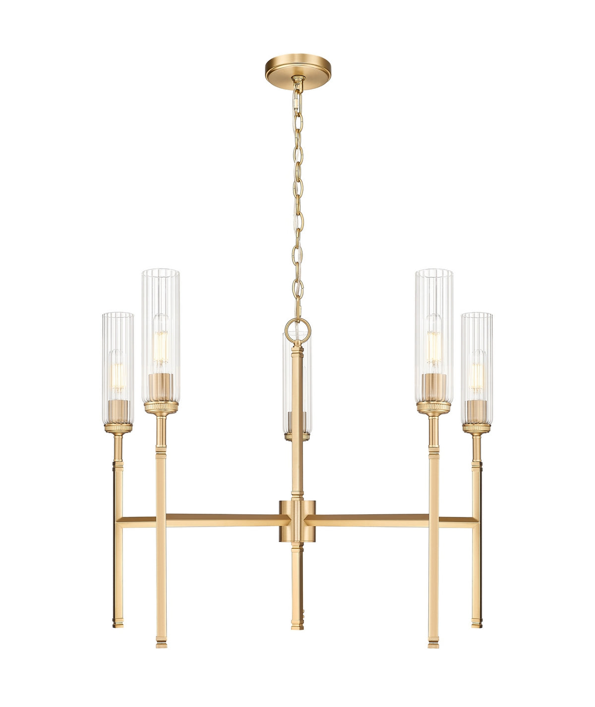 Lustre Esme Or moderne, nombre ampoules 5 – Z-Lite