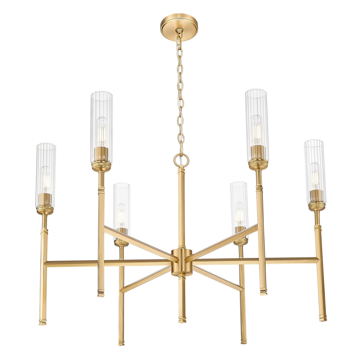 Lustre Esme Or moderne, nombre ampoules 6 – vue 3