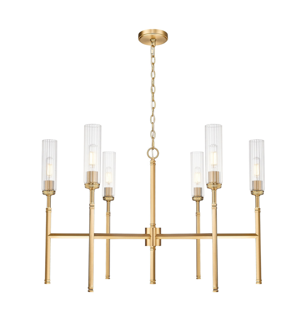 Lustre Esme Or moderne, nombre ampoules 6 – Z-Lite