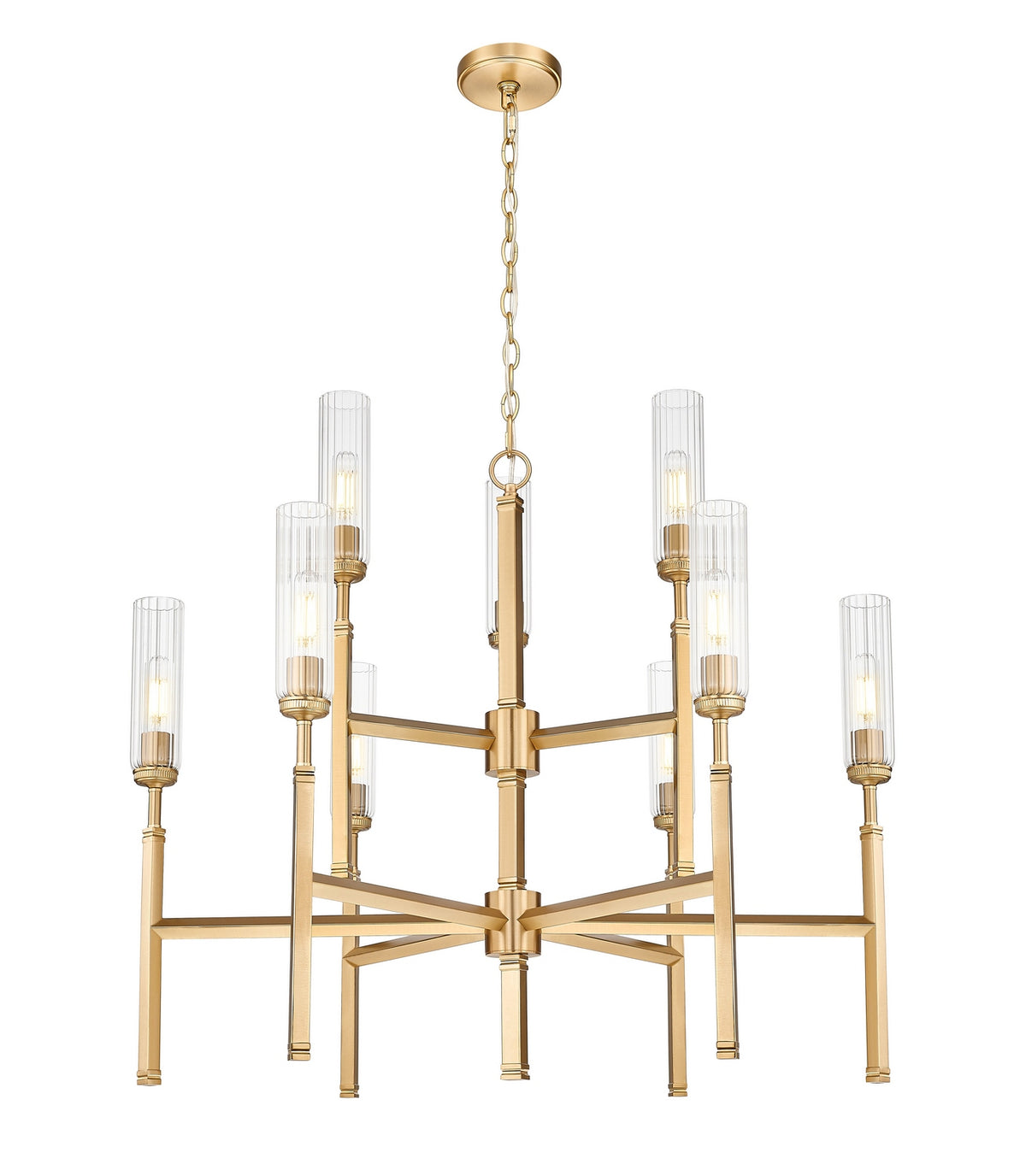 Lustre Esme Or moderne, nombre ampoules 9 – vue 4