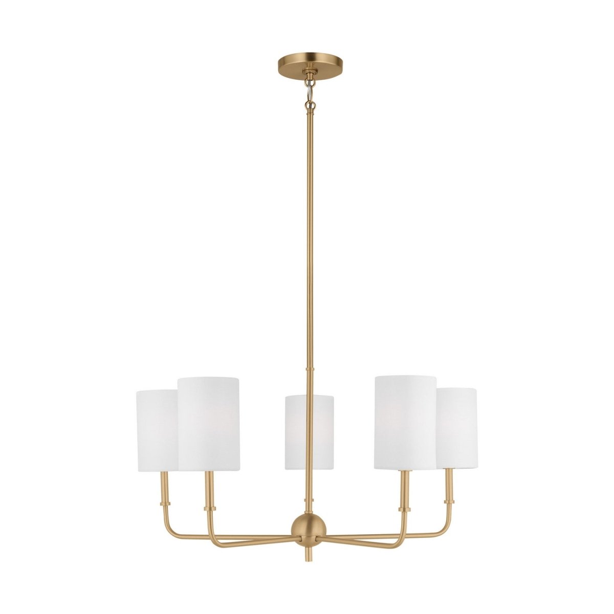Lustre Foxdale - Laiton satiné 26" by Visual Comfort Studio | Luminaires & cie