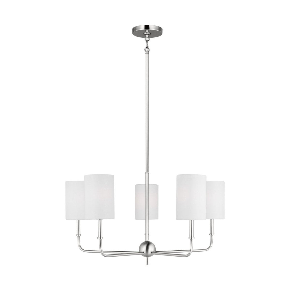 Lustre Foxdale - Nickel brossé 26" by Visual Comfort Studio | Luminaires & cie