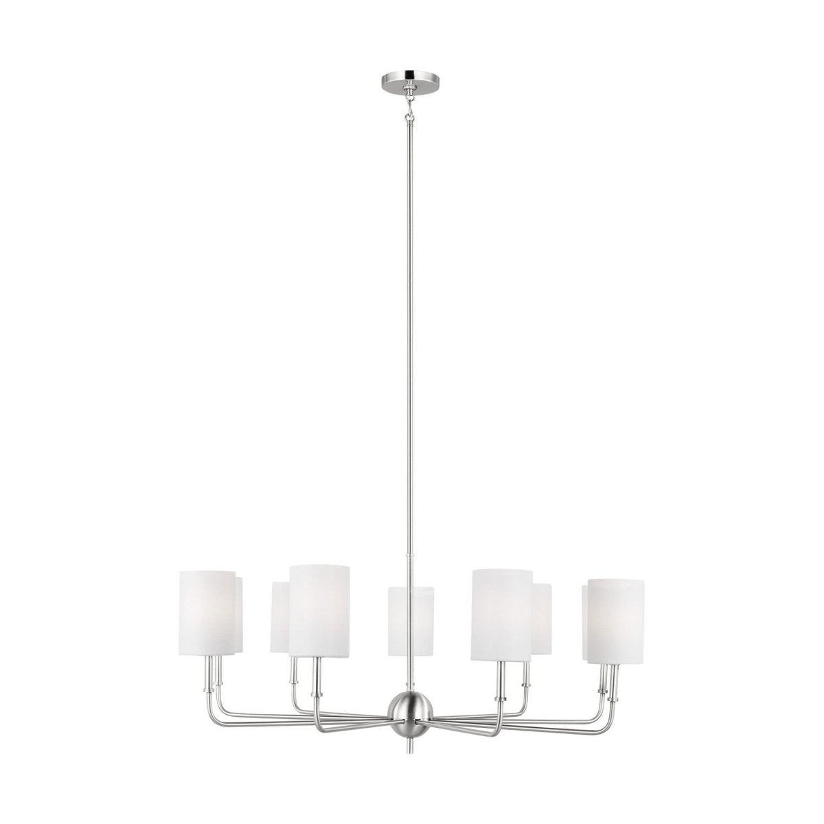Lustre Foxdale - Nickel brossé 36" by Visual Comfort Studio | Luminaires & cie