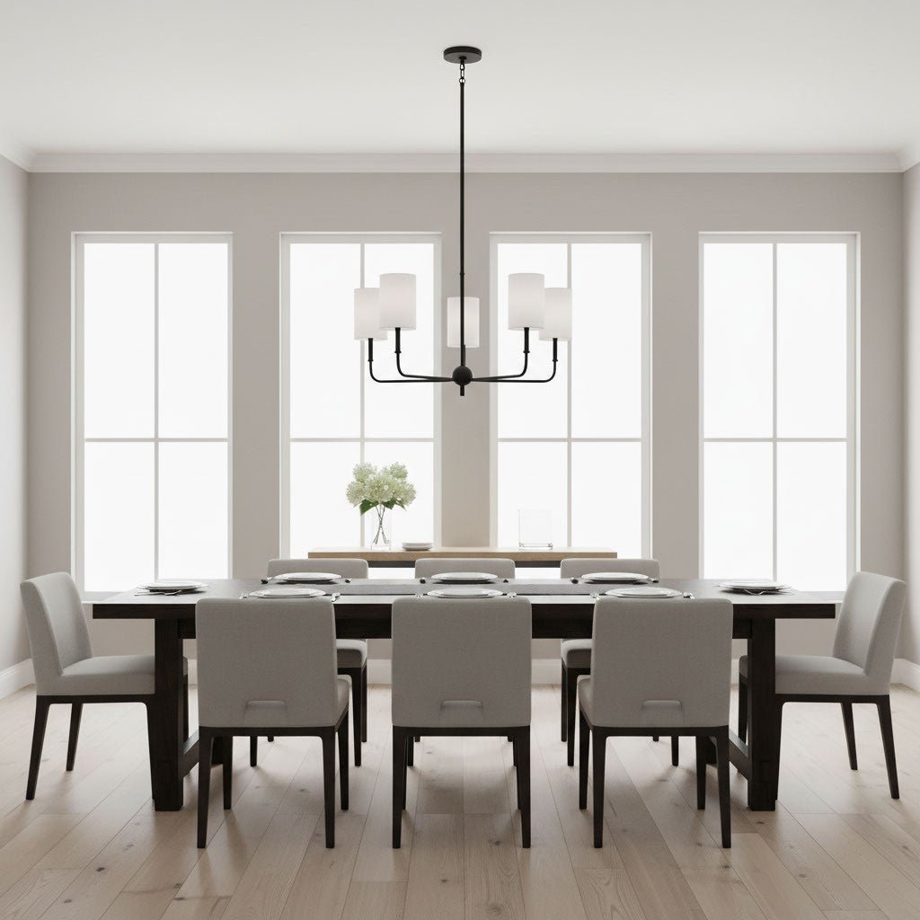 Lustre Foxdale - Nickel brossé 36" by Visual Comfort Studio | Luminaires & cie