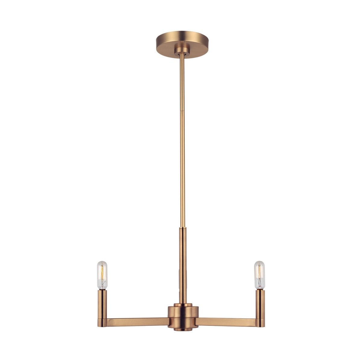 Lustre Fullton - Laiton satiné Non 3 by Visual Comfort Studio | Luminaires & cie
