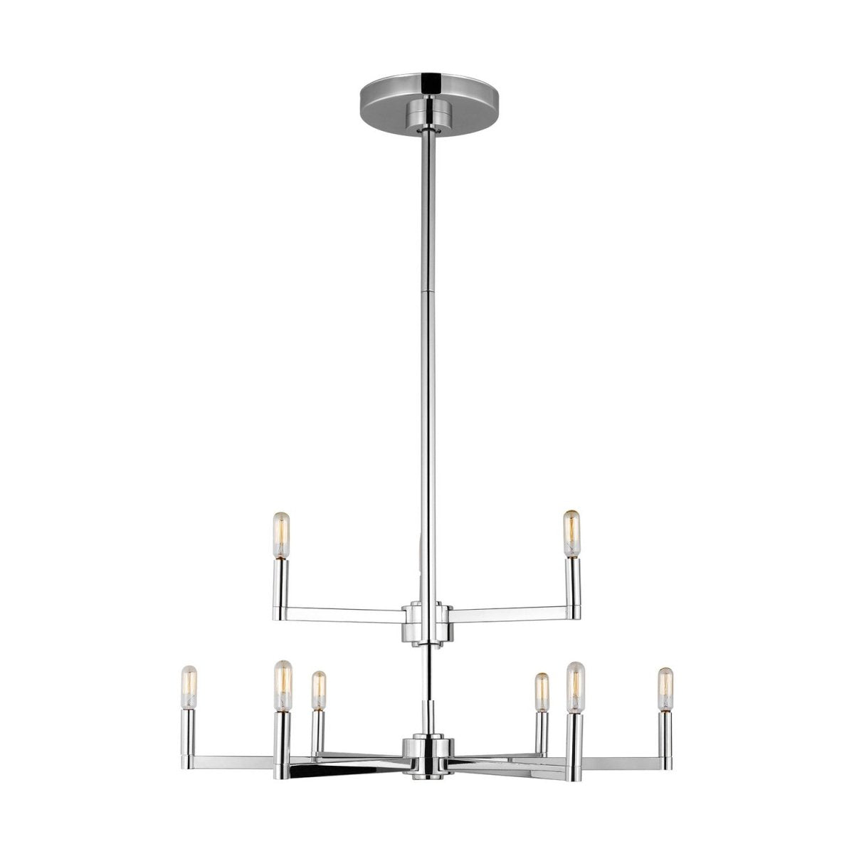 Lustre Fullton - Chrome Non 9 by Visual Comfort Studio | Luminaires & cie