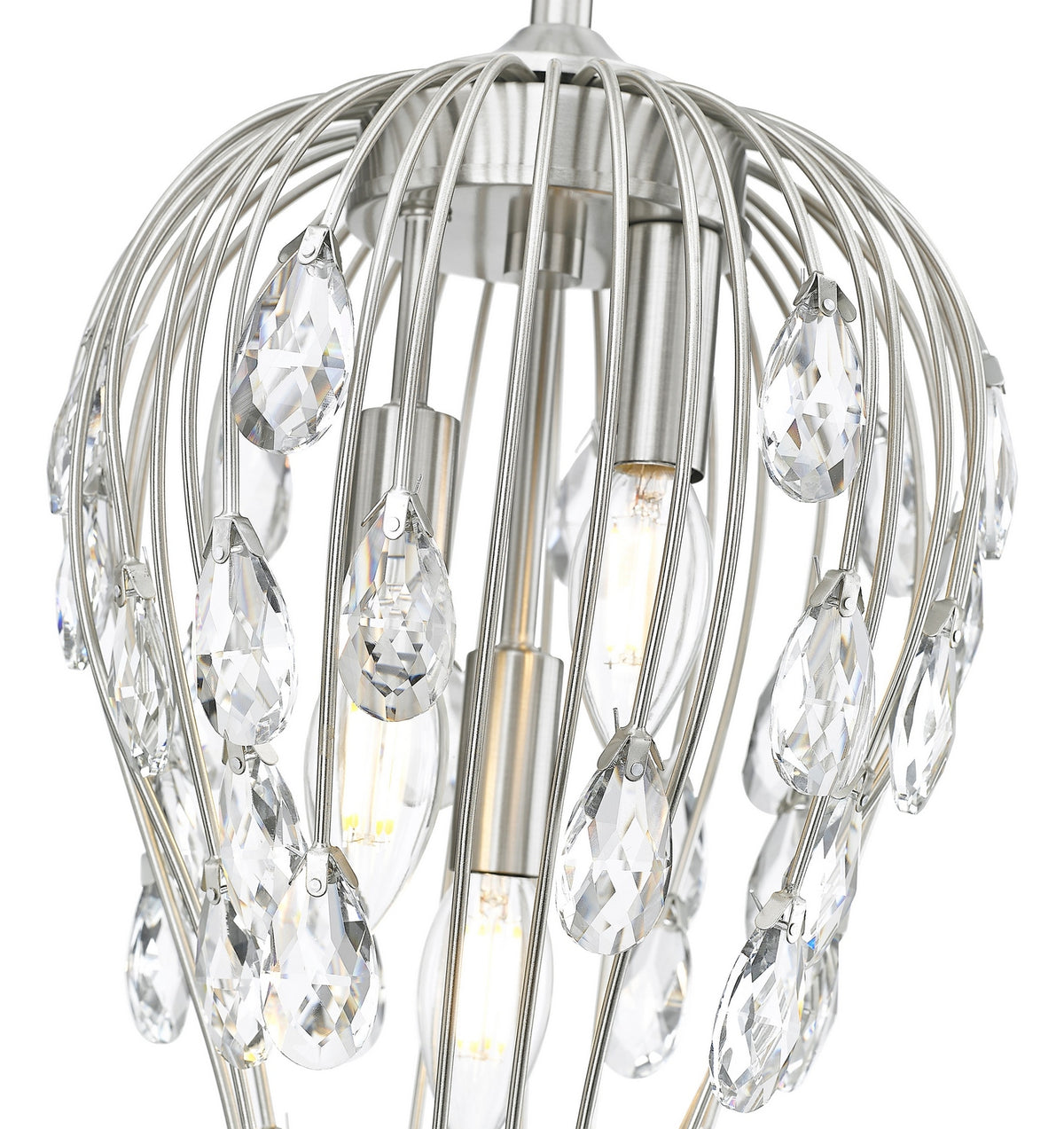 Lustre Gabriella Nickel brossé – vue 3