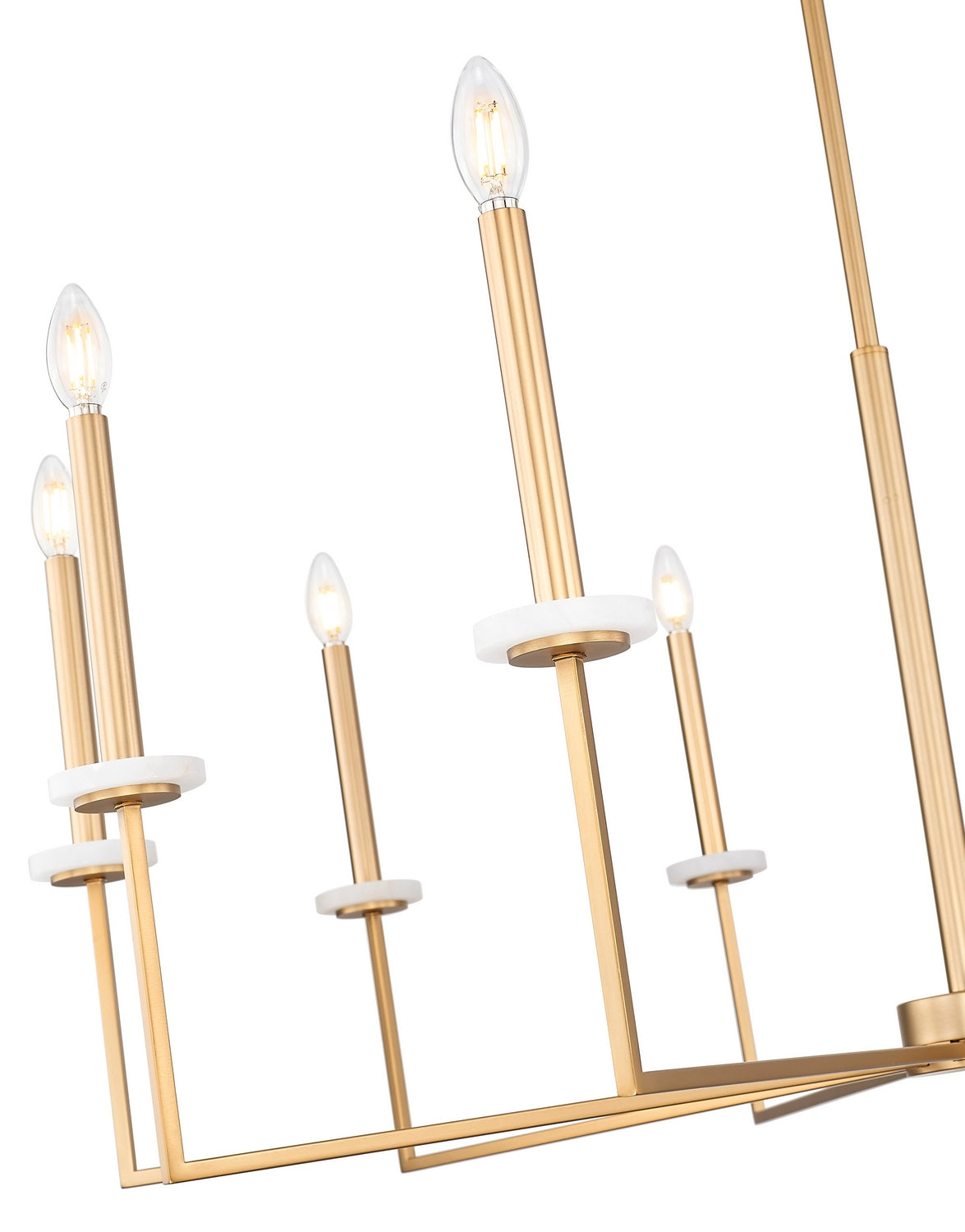 Lustre Gaultier Or moderne, 44 3/4", 45 1/4" – vue 5