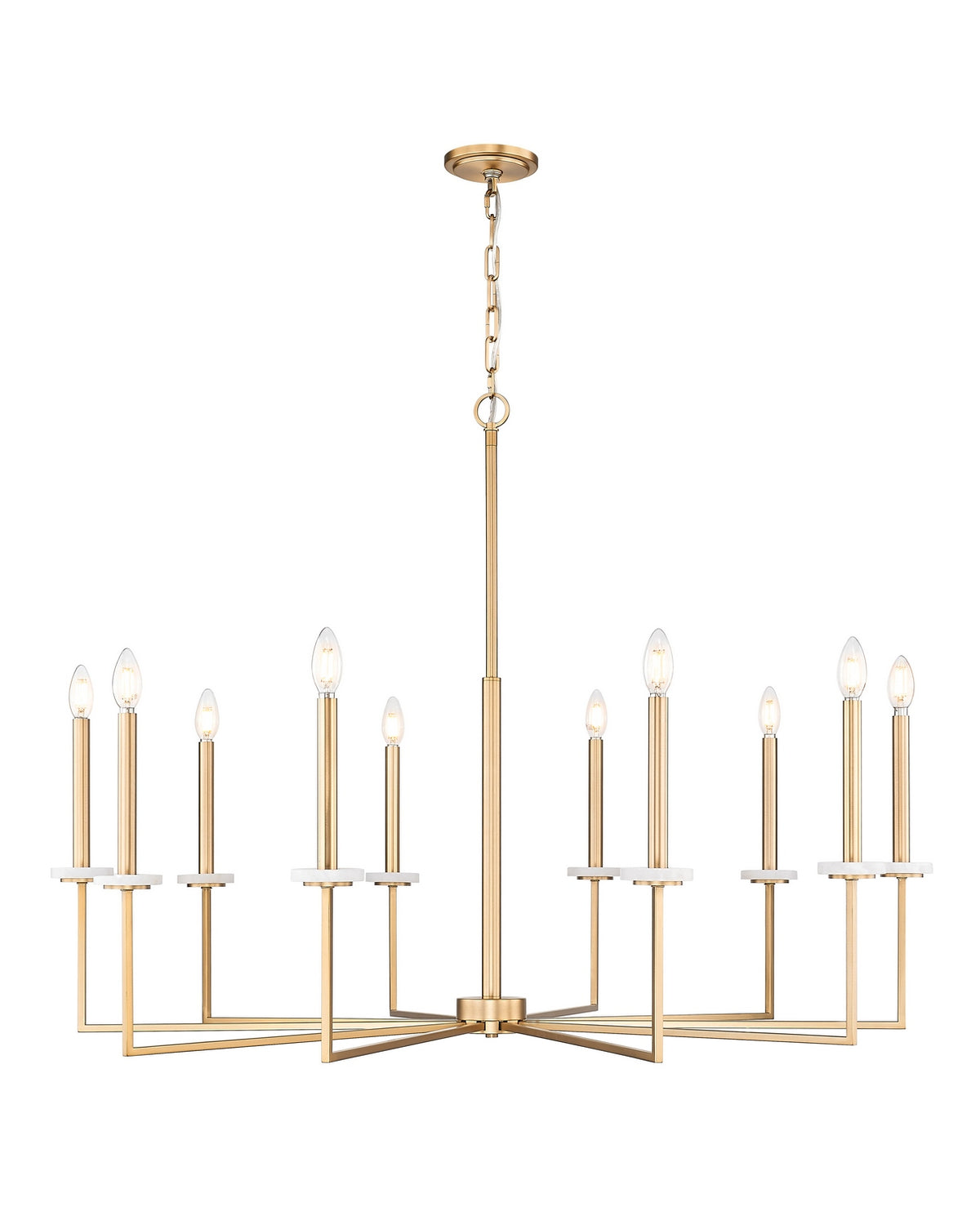 Lustre Gaultier Or moderne, 44 3/4", 45 1/4" – Z-Lite