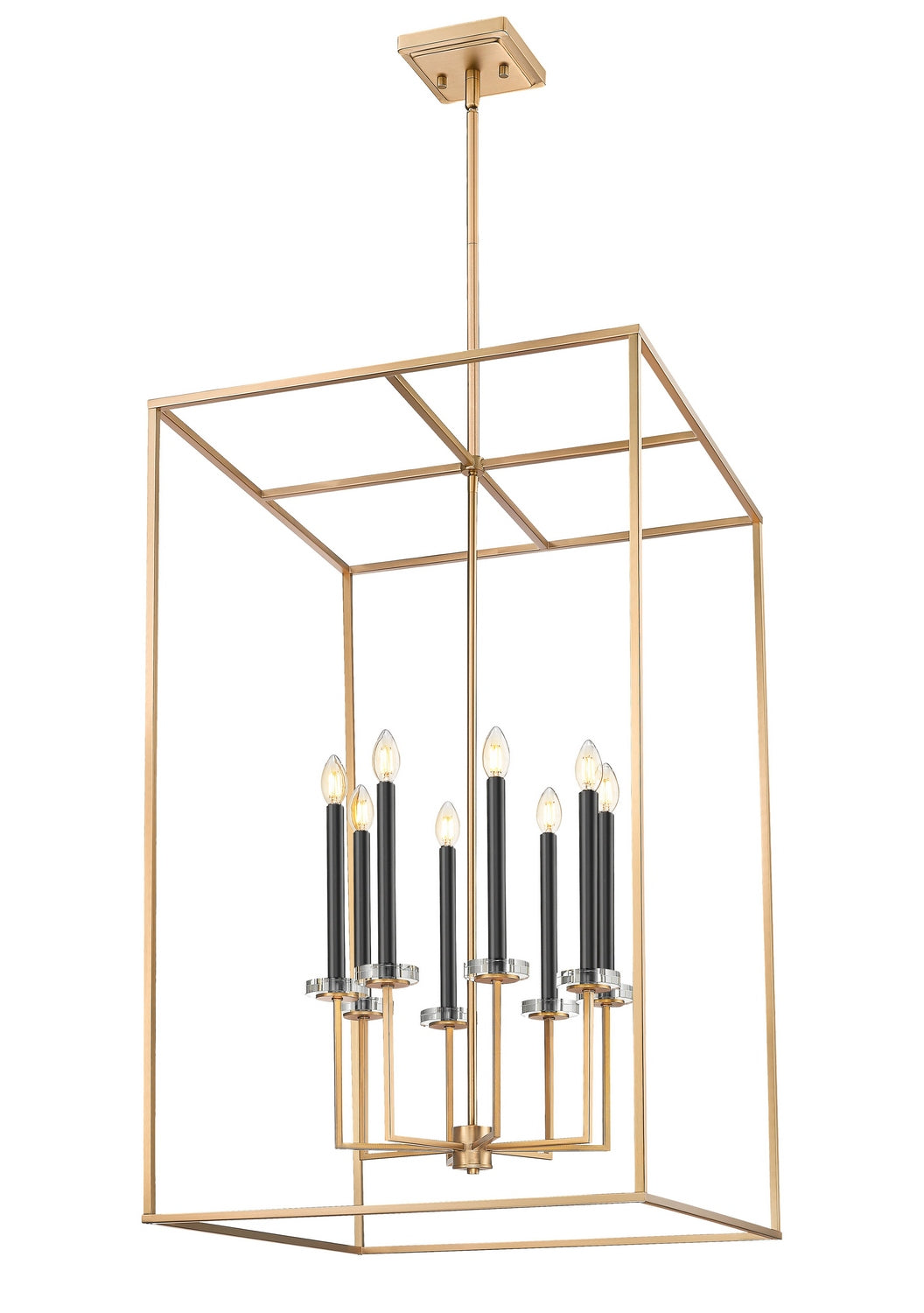 Lustre Gaultier Or moderne, 24", 45 1/4" – vue 3