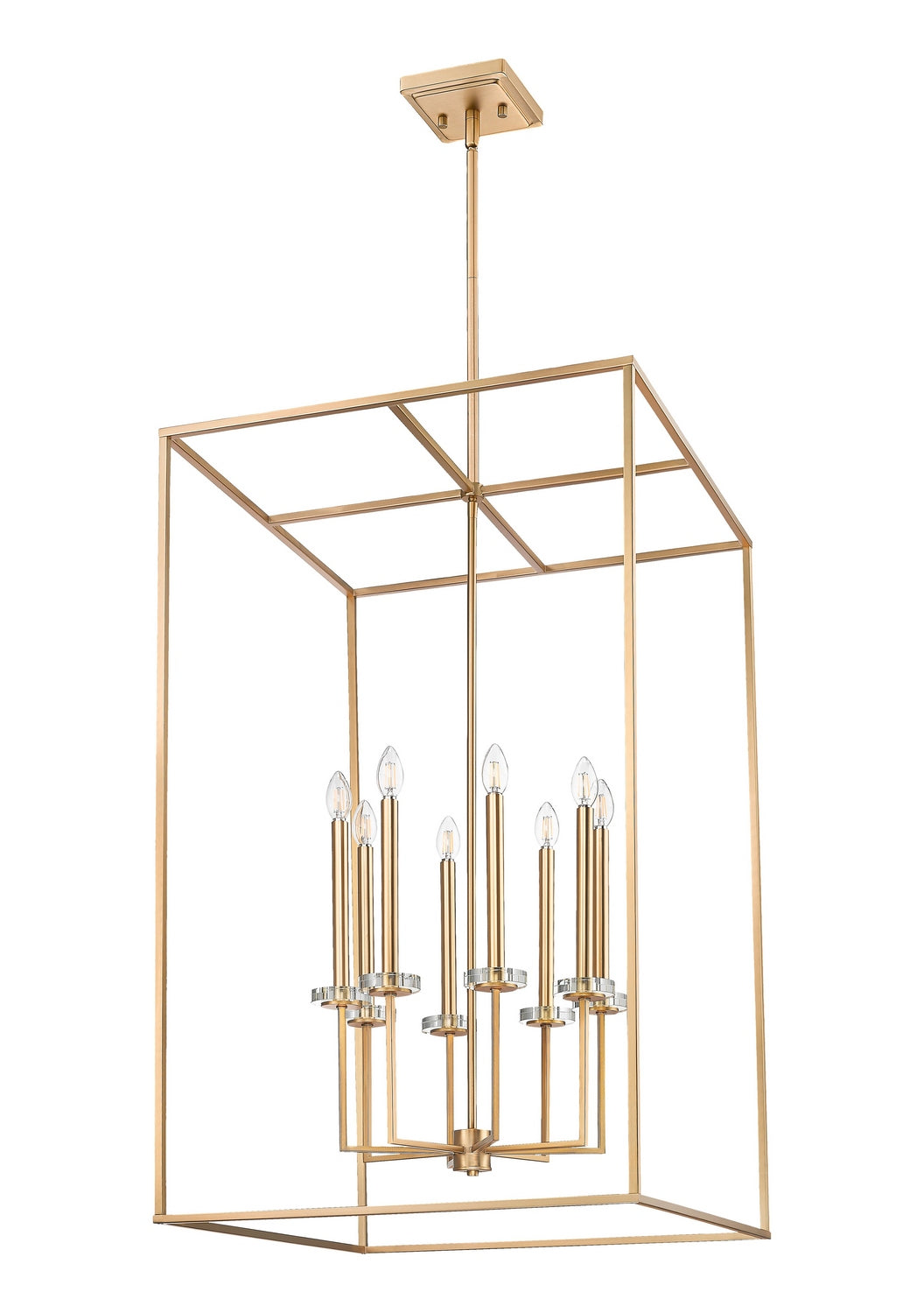 Lustre Gaultier Or moderne, 24", 45 1/4" – vue 5