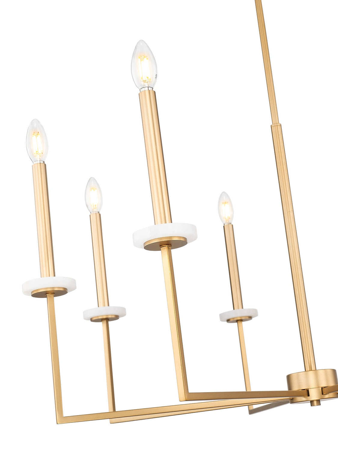 Lustre Gaultier Or moderne, 35 1/4", 45 1/4" – vue 5