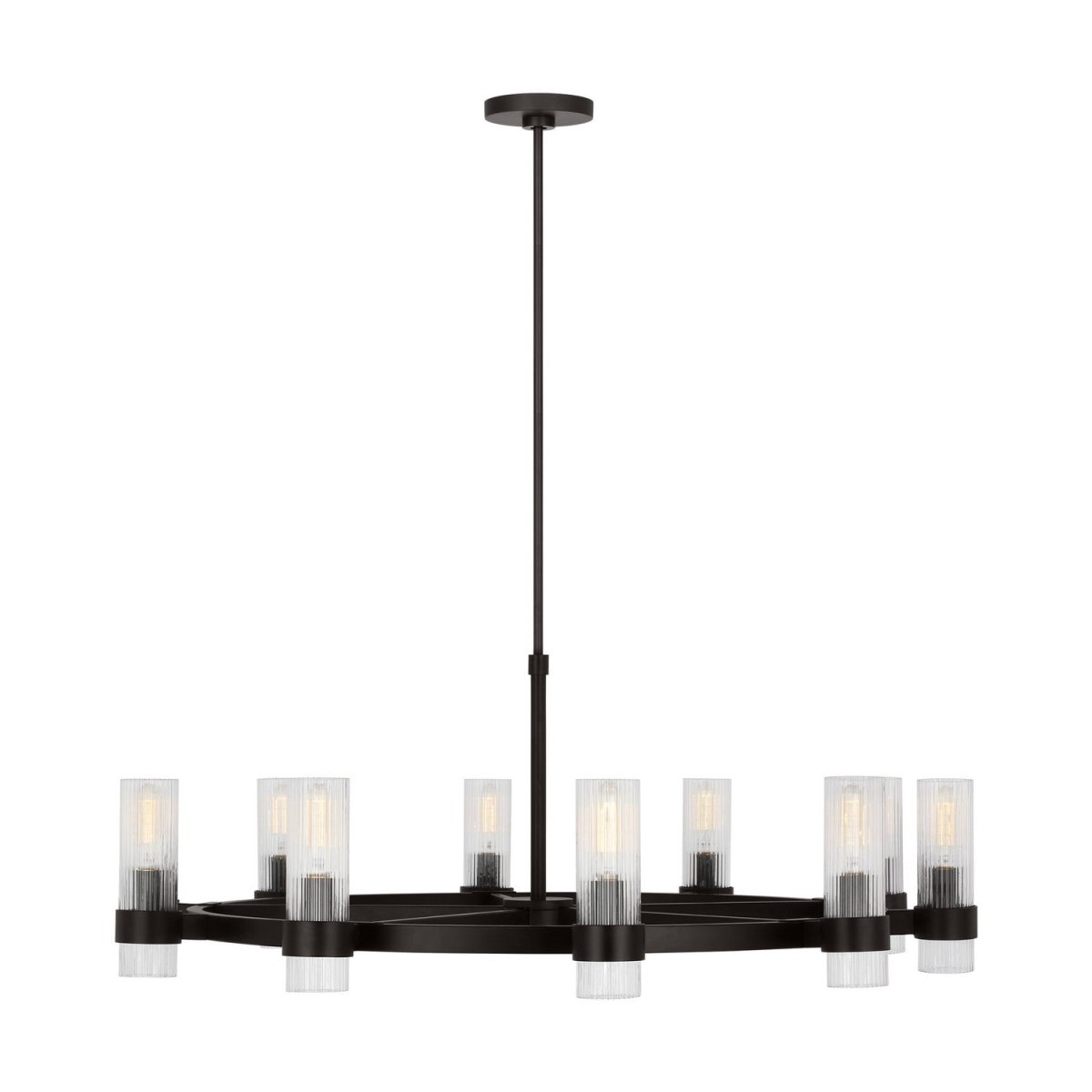 Lustre Geneva - Fer vieilli 42" by Visual Comfort Studio | Luminaires & cie