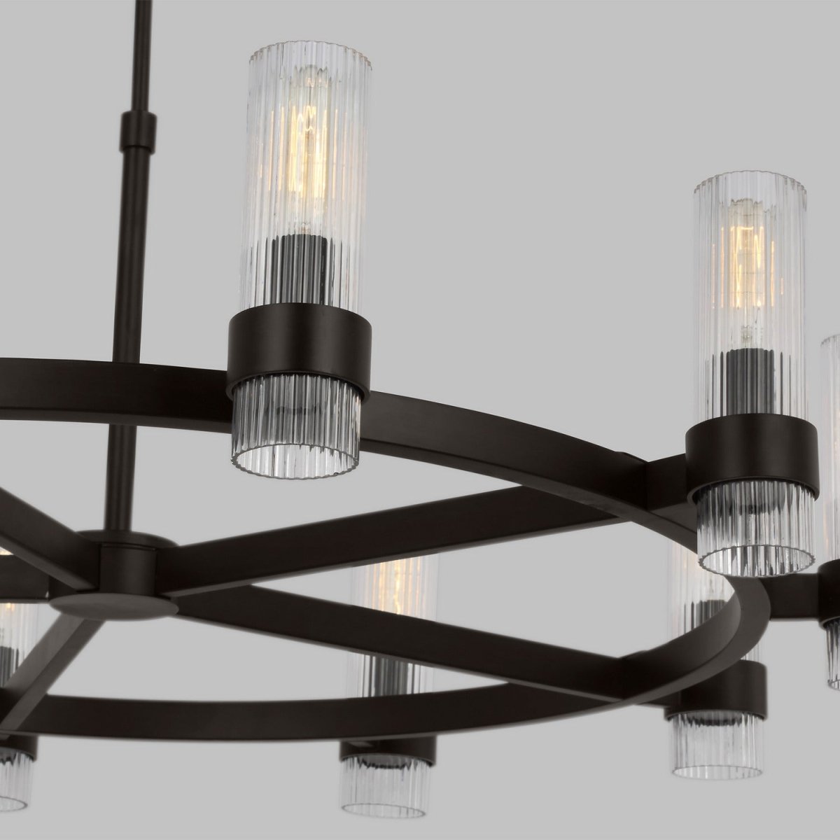 Lustre Geneva - Nickel poli 42" by Visual Comfort Studio | Luminaires & cie