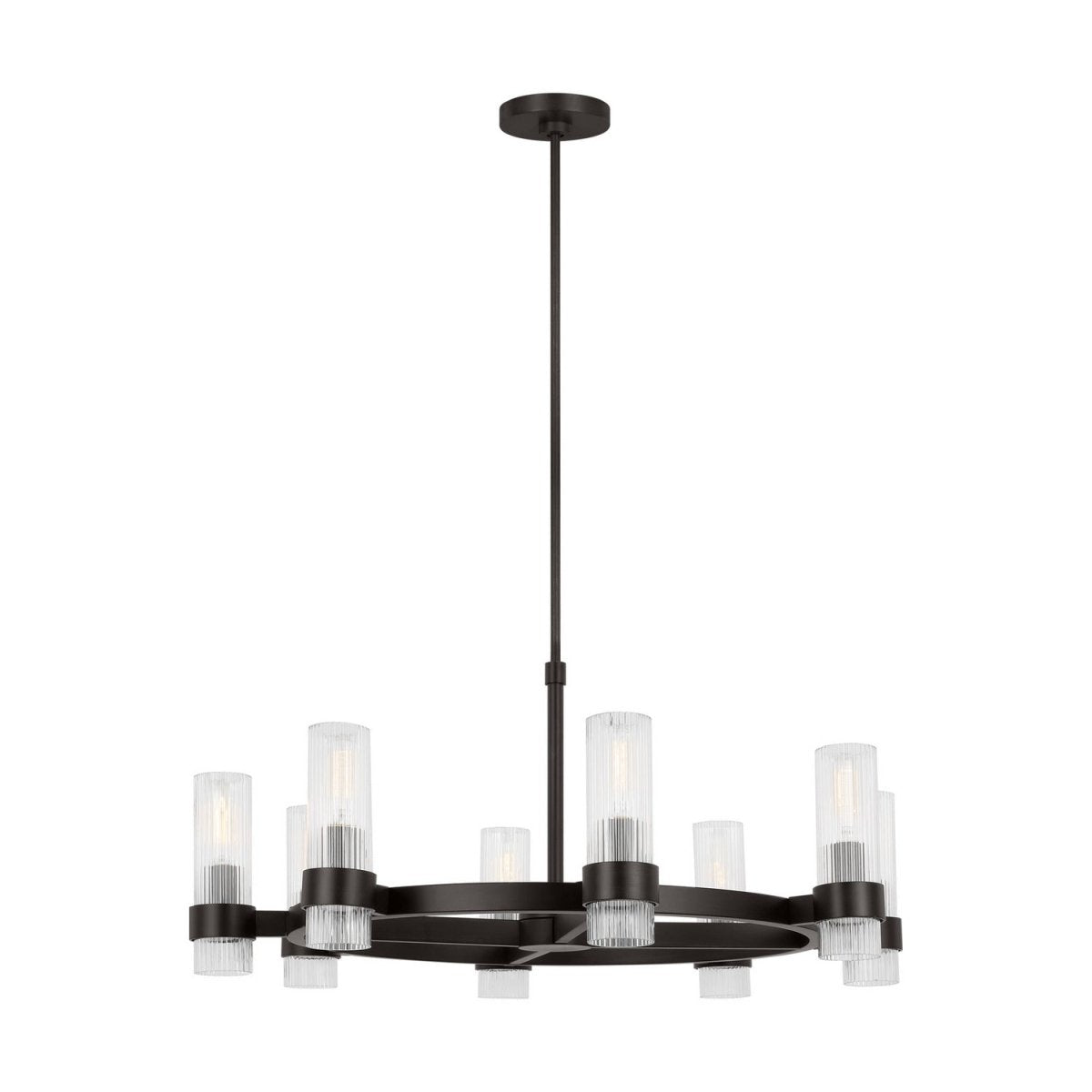 Lustre Geneva - Nickel poli 42" by Visual Comfort Studio | Luminaires & cie