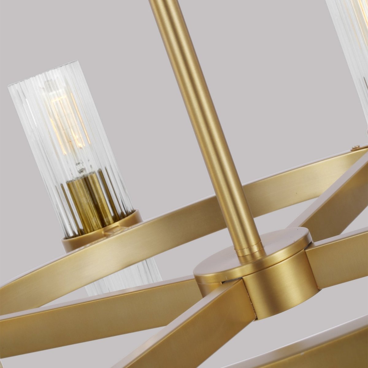 Lustre Geneva - Nickel poli 42" by Visual Comfort Studio | Luminaires & cie