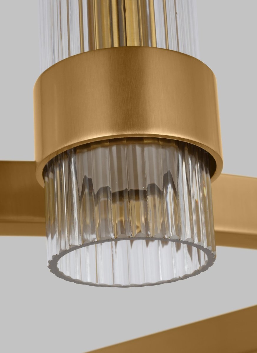 Lustre Geneva - Nickel poli 42" by Visual Comfort Studio | Luminaires & cie