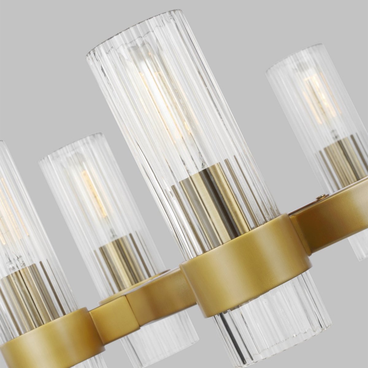 Lustre Geneva - Nickel poli 42" by Visual Comfort Studio | Luminaires & cie
