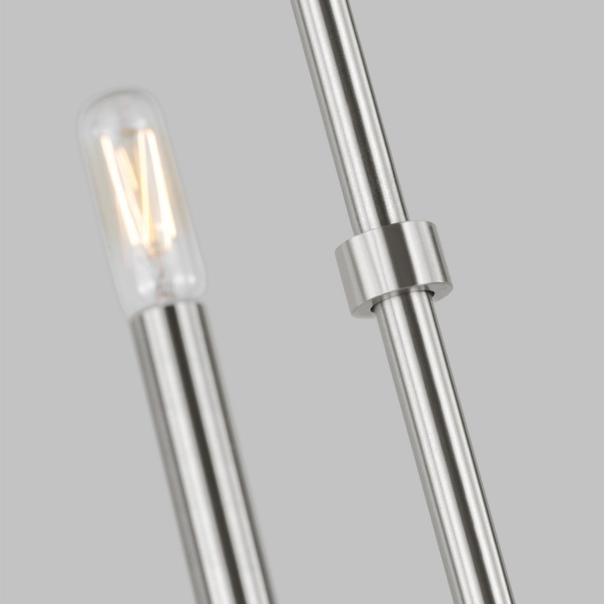 Lustre Greenwich - Nickel brossé 32" by Visual Comfort Studio | Luminaires & cie