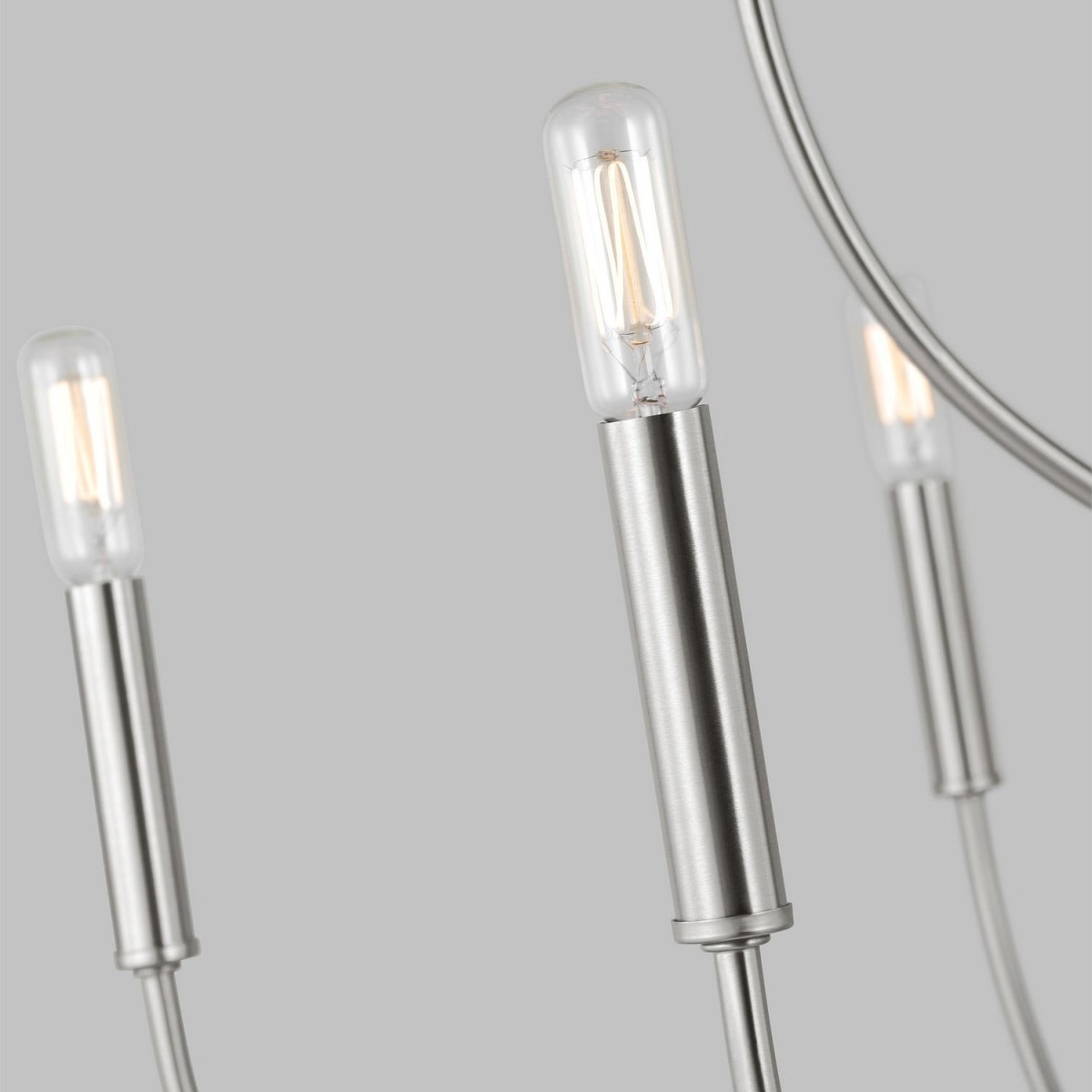 Lustre Greenwich - Nickel brossé 32" by Visual Comfort Studio | Luminaires & cie