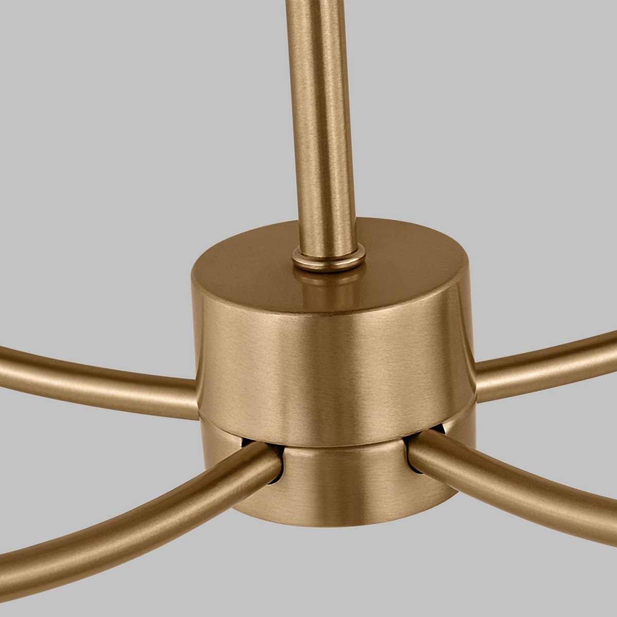 Lustre Greenwich - Nickel brossé 32" by Visual Comfort Studio | Luminaires & cie