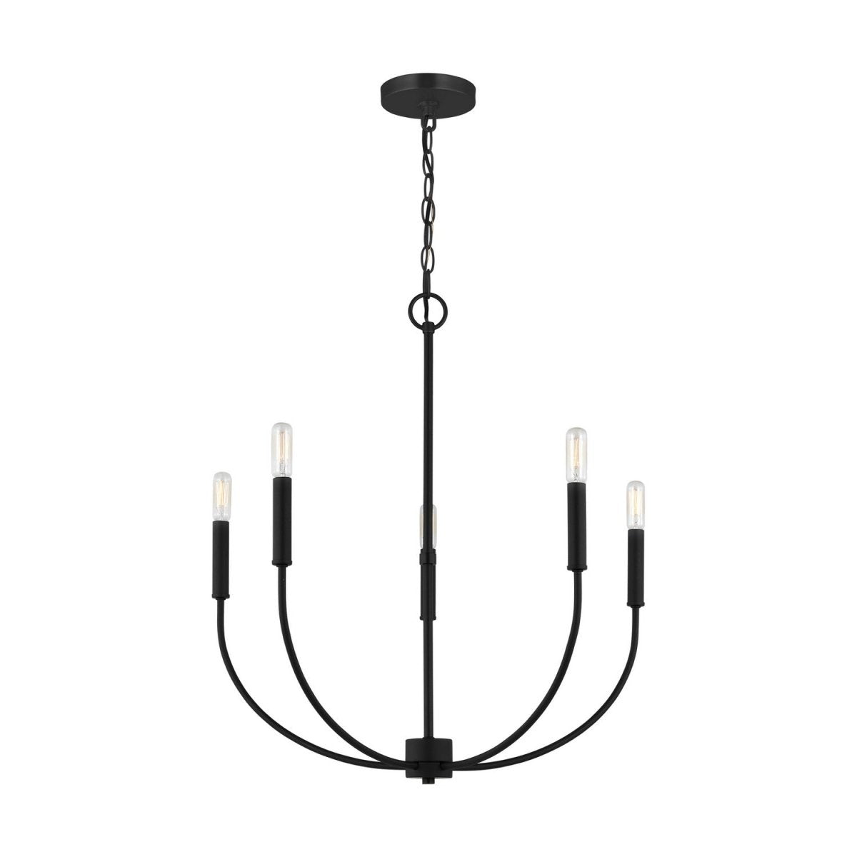 Lustre Greenwich - Nickel brossé 32" by Visual Comfort Studio | Luminaires & cie