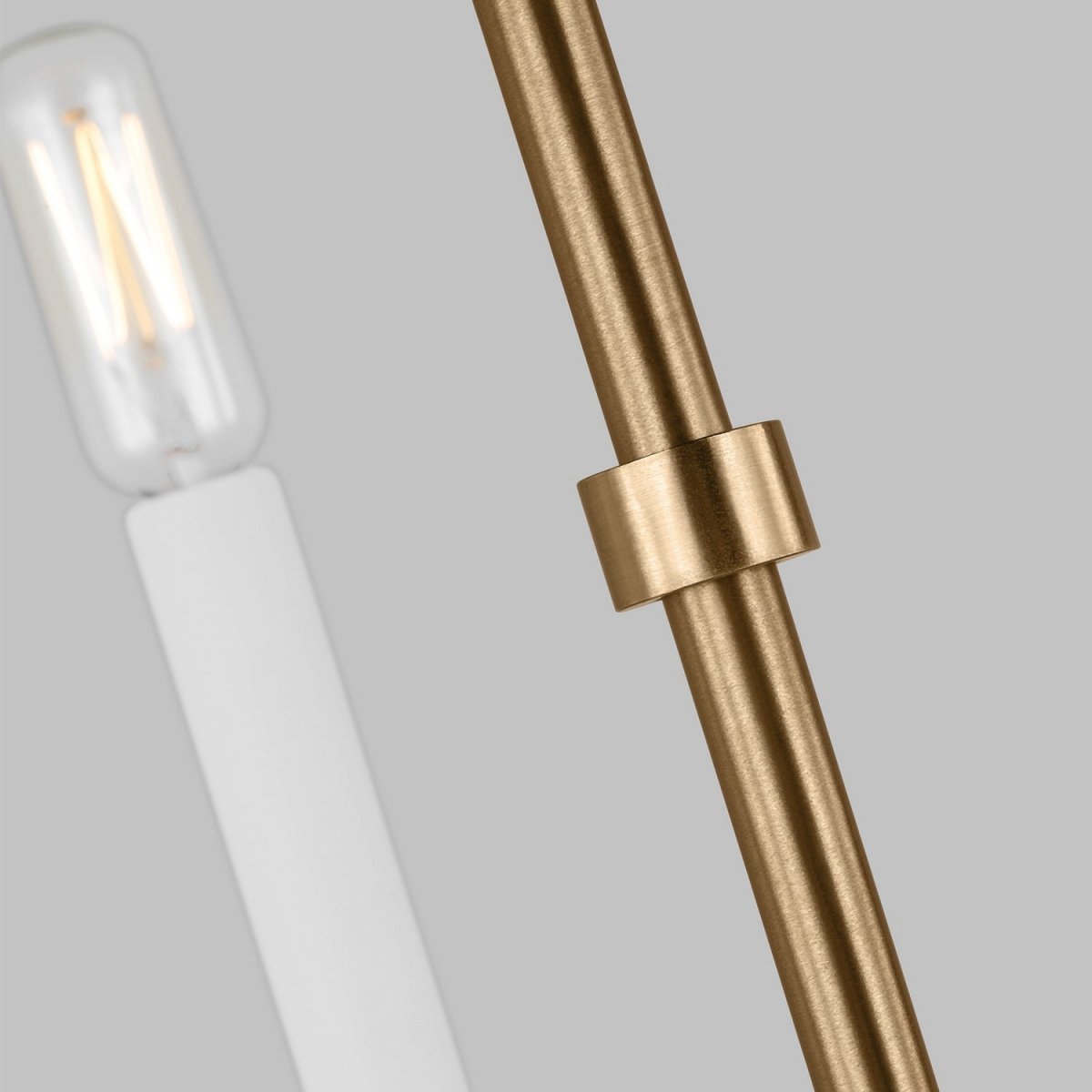 Lustre Greenwich - Nickel brossé 32" by Visual Comfort Studio | Luminaires & cie