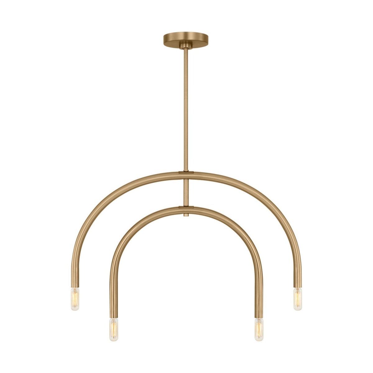 Lustre Hadden - Laiton satiné 22" by Visual Comfort Studio | Luminaires & cie