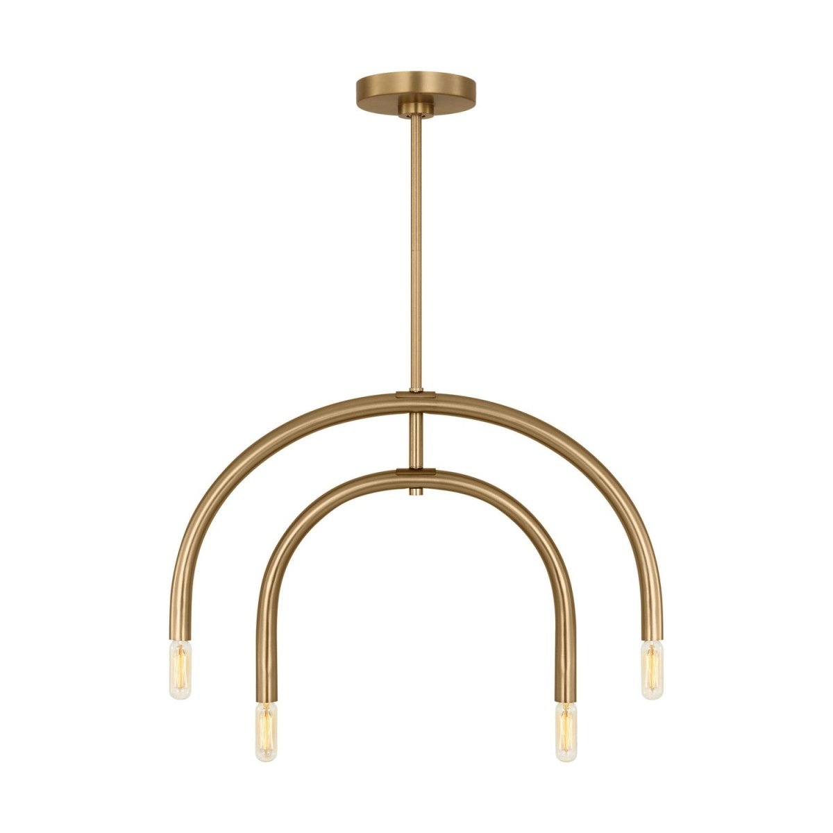 Lustre Hadden - Laiton satiné 27 1/2" by Visual Comfort Studio | Luminaires & cie