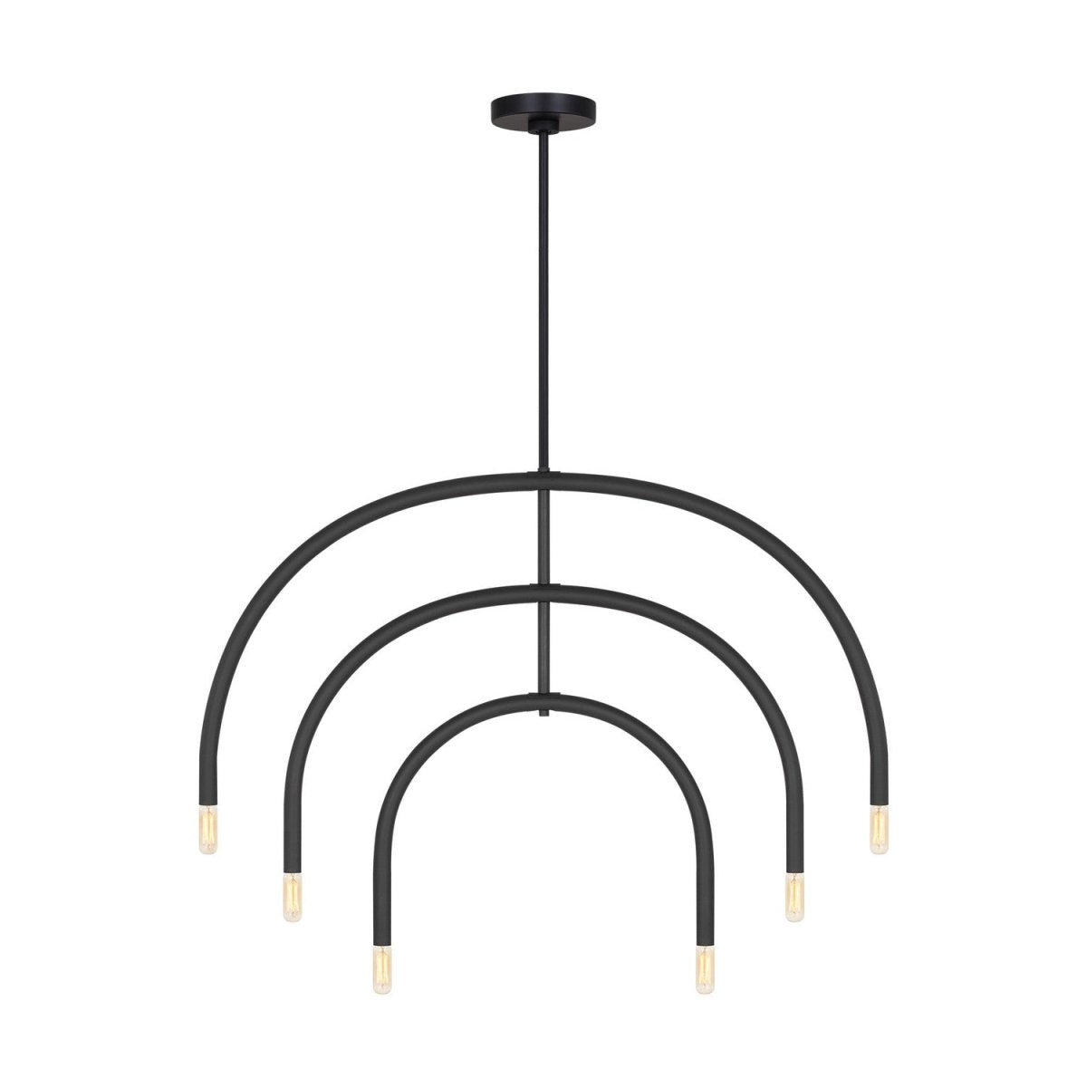 Lustre Hadden - Noir minuit 36" by Visual Comfort Studio | Luminaires & cie