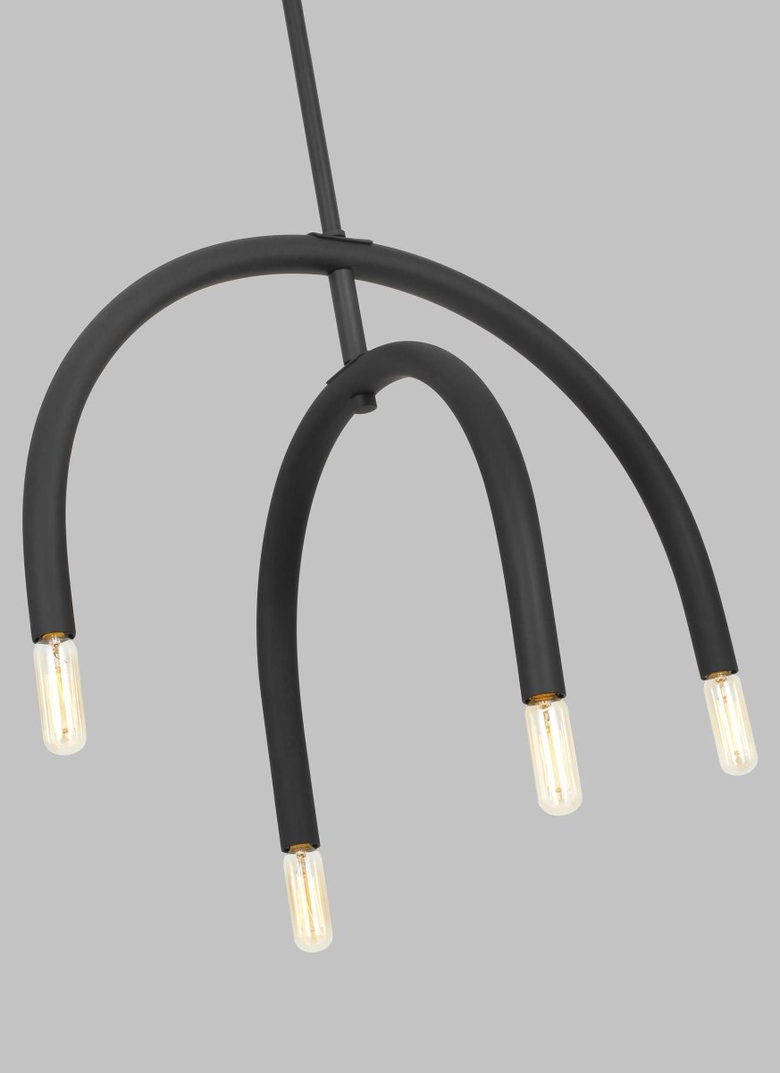 Lustre Hadden - Laiton satiné 36" by Visual Comfort Studio | Luminaires & cie