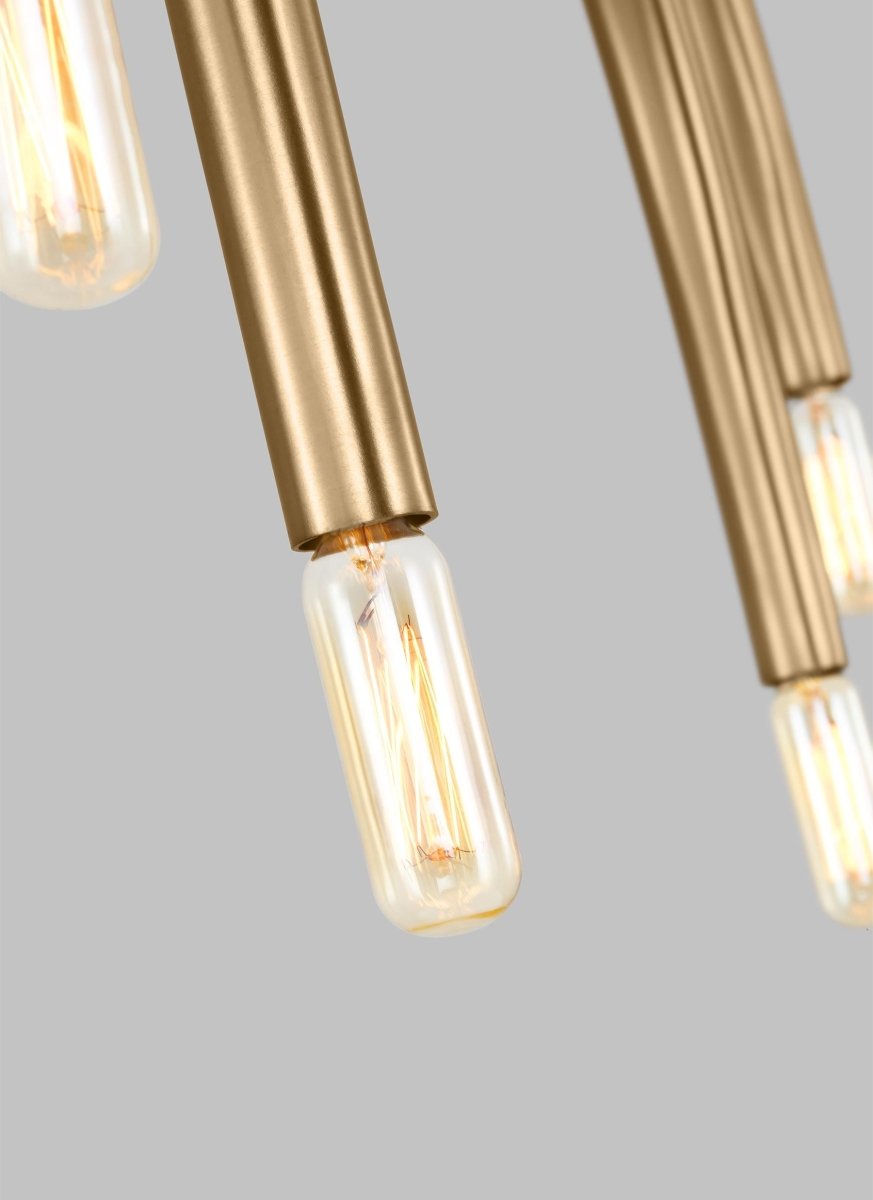 Lustre Hadden - Laiton satiné 36" by Visual Comfort Studio | Luminaires & cie