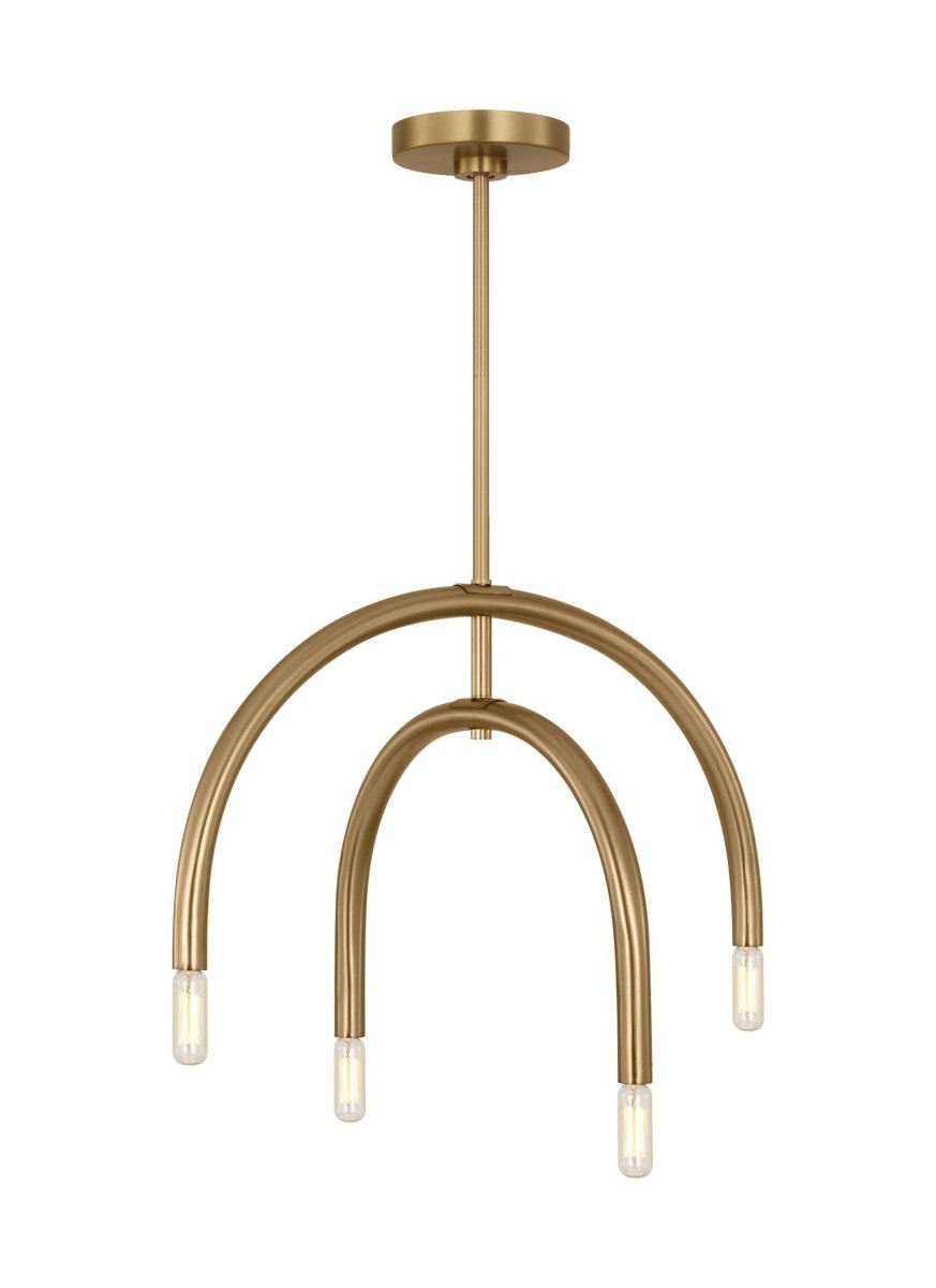 Lustre Hadden - Laiton satiné 36" by Visual Comfort Studio | Luminaires & cie