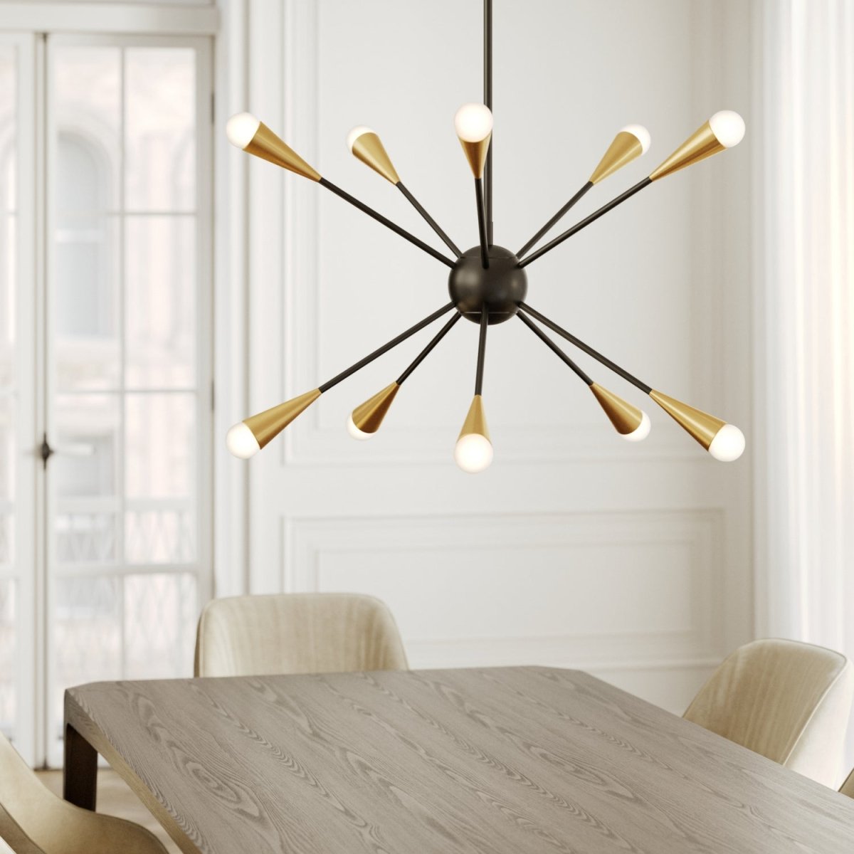 Lustre Jax - Noir minuit 38" by Visual Comfort Studio | Luminaires & cie