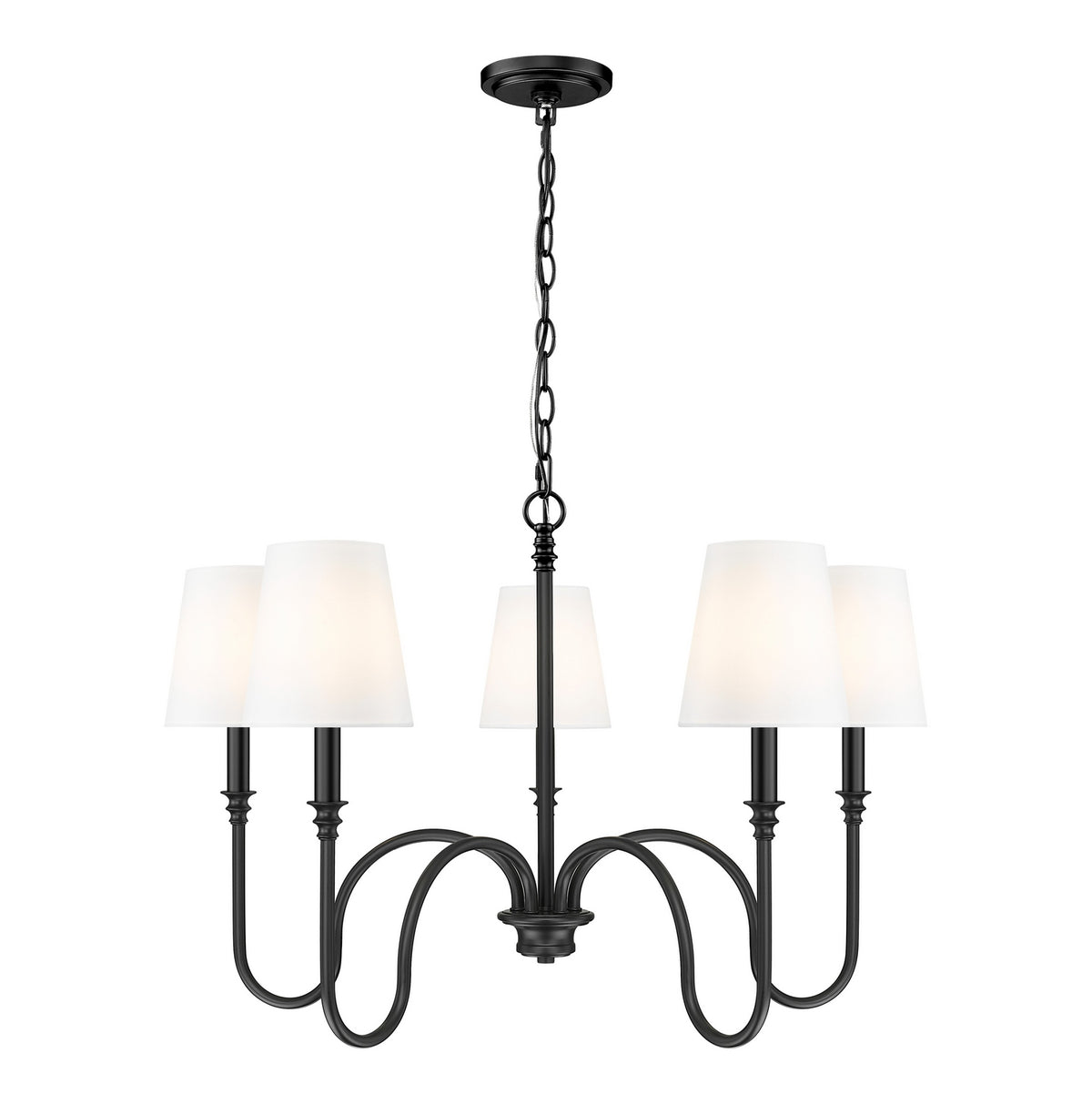 Lustre Jisele Noir mat, 30" – Z-Lite