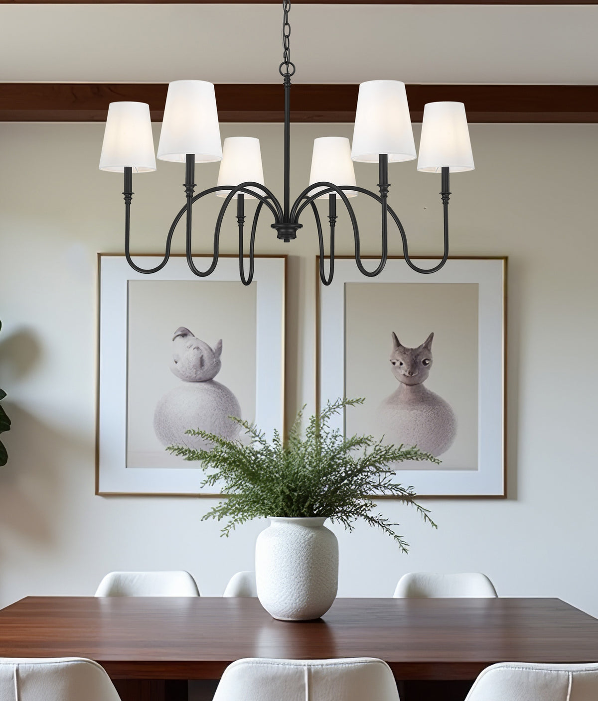Lustre Jisele Noir mat, 41 3/4" – vue 7