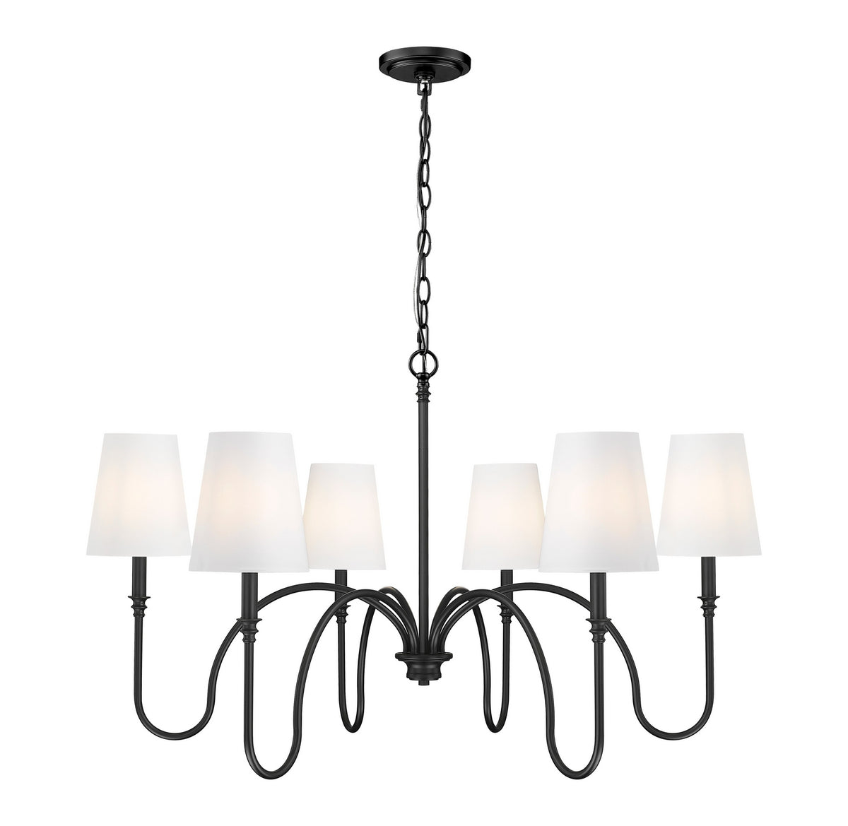 Lustre Jisele Noir mat, 41 3/4" – Z-Lite