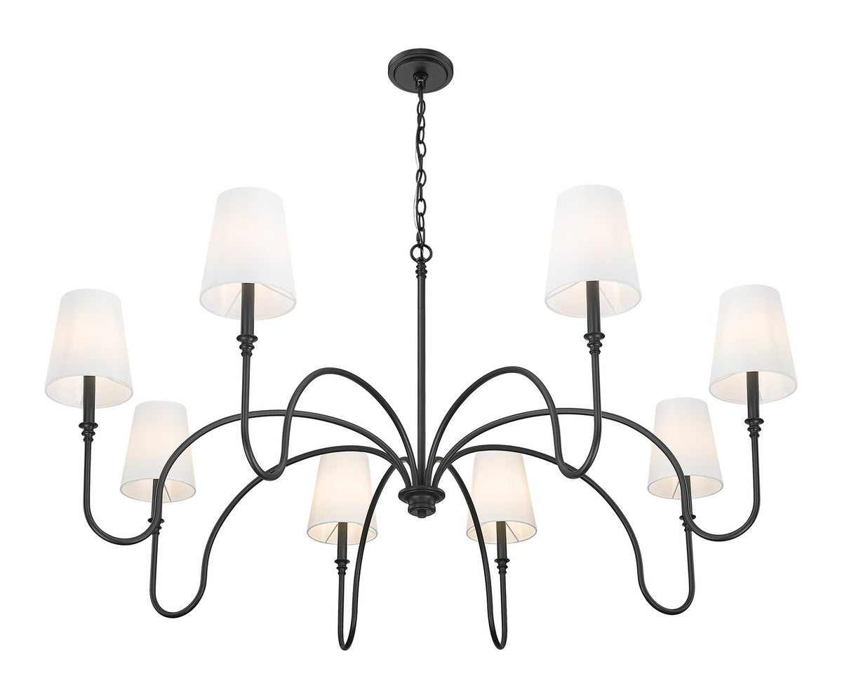 Lustre Jisele Noir mat, 58 3/4" – vue 3