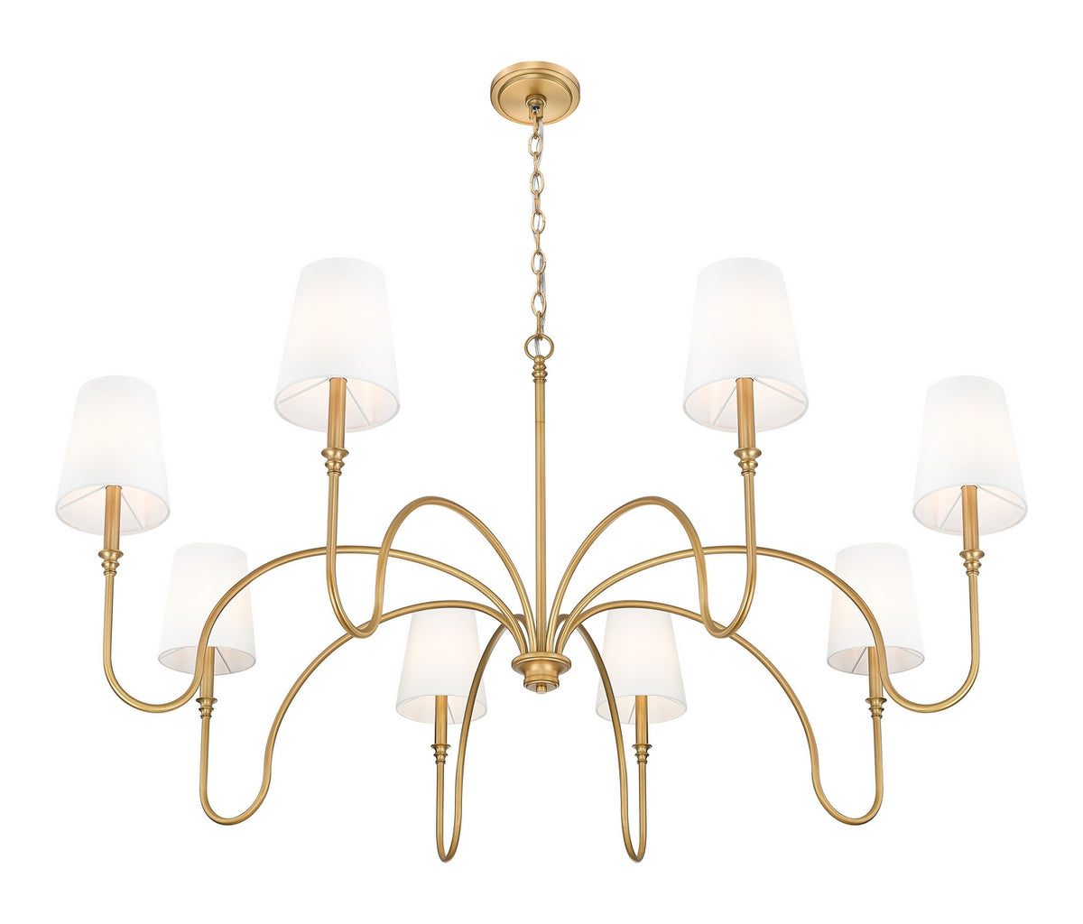 Lustre Jisele Laiton frotté, 58 3/4" – vue 3