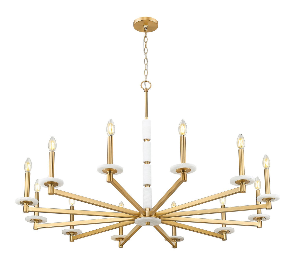 Lustre Kaden Or moderne, 48" – vue 2