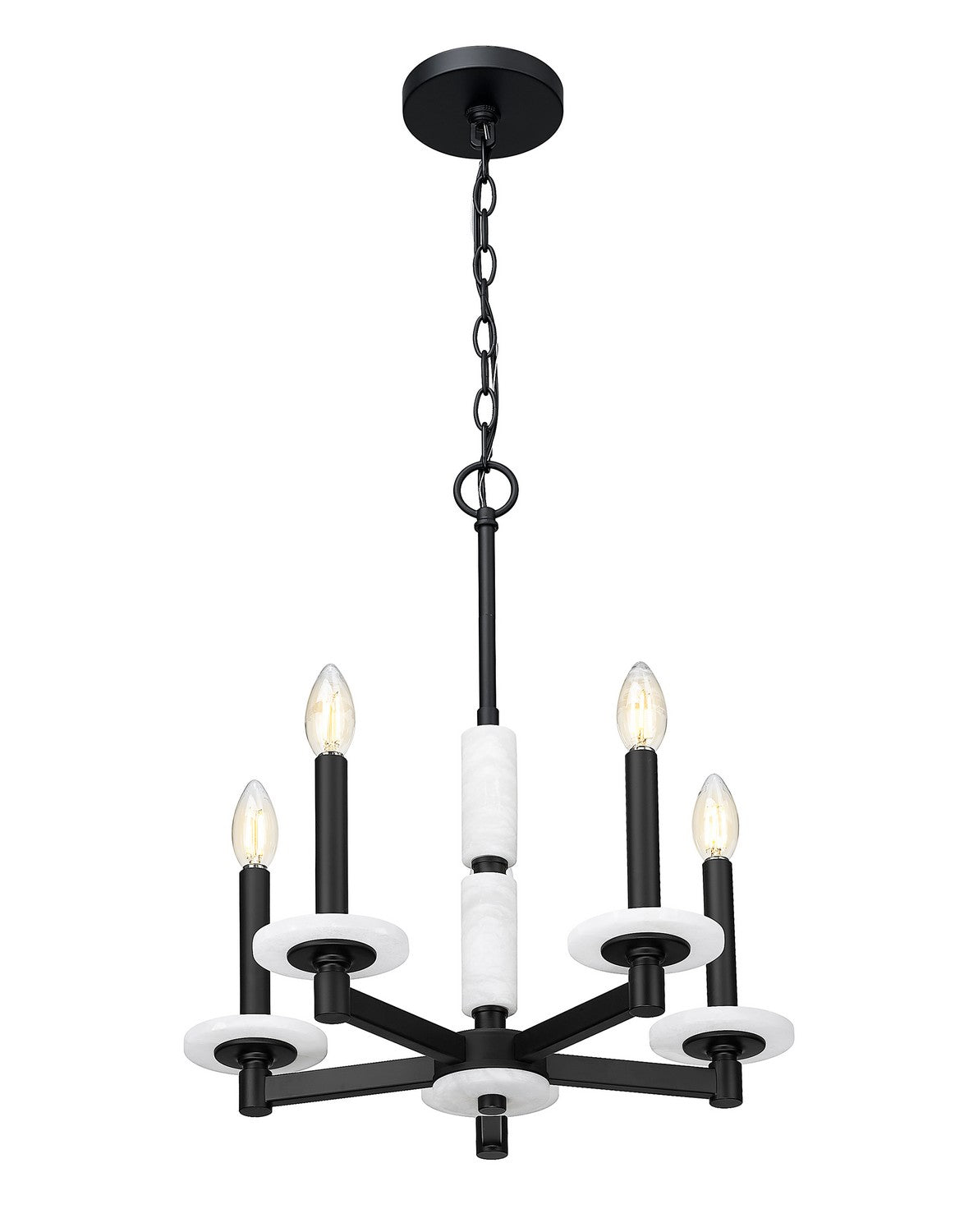 Lustre Kaden Noir mat, 18" – vue 2