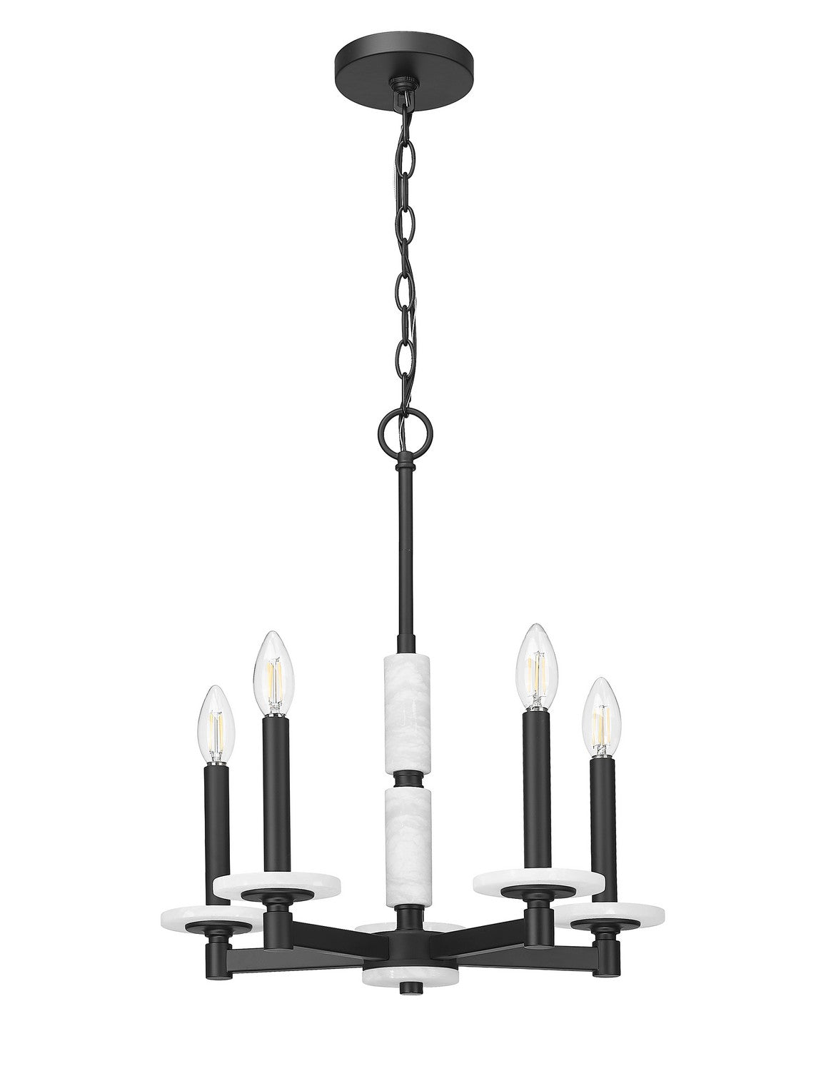 Lustre Kaden Noir mat, 18" – vue 5