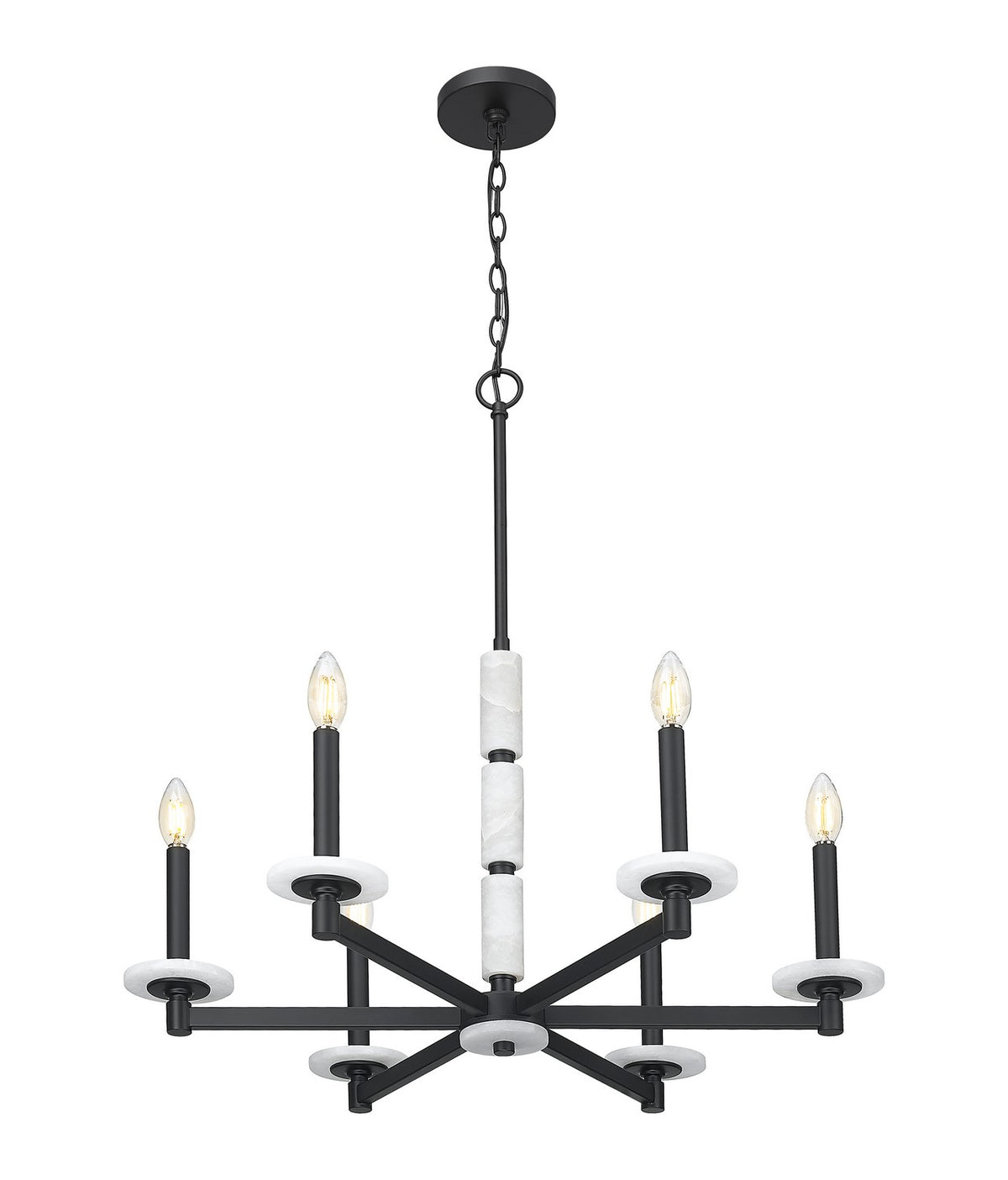 Lustre Kaden Noir mat, 28" – vue 2