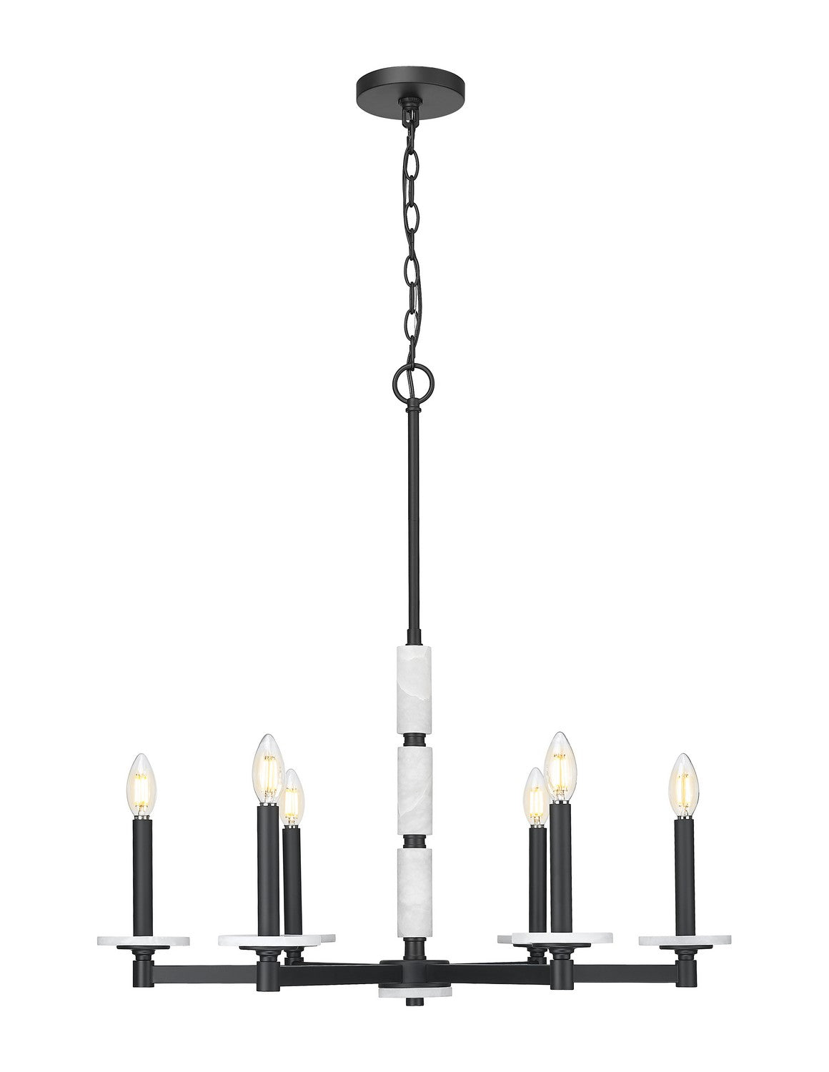 Lustre Kaden Noir mat, 28" – vue 3