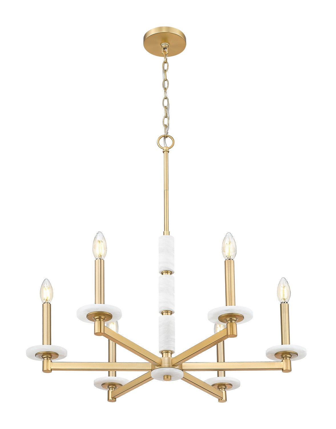 Lustre Kaden Or moderne, 28" – vue 2