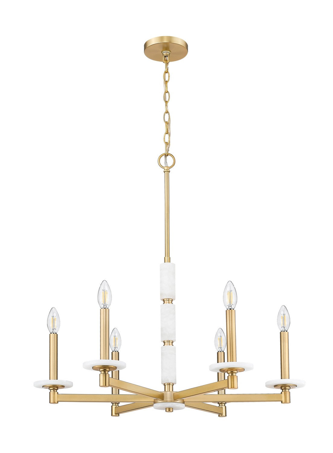 Lustre Kaden Or moderne, 28" – vue 5