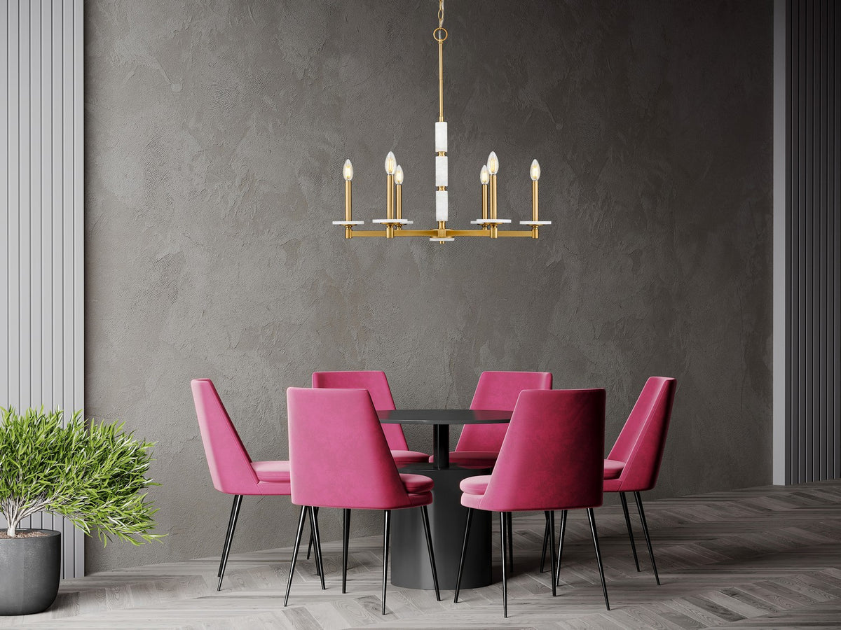 Lustre Kaden Or moderne, 28" – vue 6