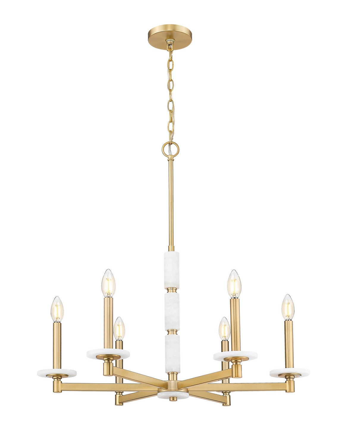Lustre Kaden Or moderne, 28" – Z-Lite