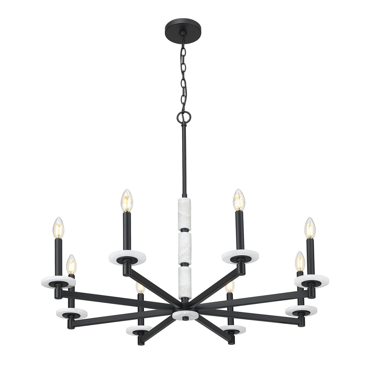 Lustre Kaden Noir mat, 36 1/2" – vue 2